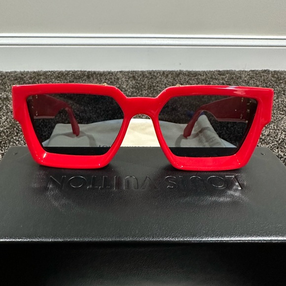 Louis Vuitton x Virgil Abloh Red 1.1 Millionaires Sunglasses - Picture 2 of 12
